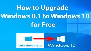 Upgrade Windows 81 to Windows 10 for Free [upl. by Kiri171]