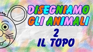 Disegniamo Gli Animali  Il Topo  Tutorial Di Disegno DIY  La Televisione Dei Bambini [upl. by Yukio]