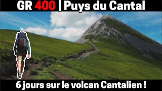 GR400  6 jours de rando et bivouac en mode LÉGER  Puys du CANTAL  🌋🏕🌲🌿😎👍 [upl. by Kyre]