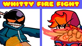 Friday Night Funkin  Whitty Fire Fight FULL WEEK Whitty Vs Boyfriend Fire Mod  HARD [upl. by Tabshey]