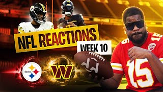 MR UNLIMITED IS BACK  Pittsburgh Steelers vs Washington Commanders  WEEK 10  NFL REACTION [upl. by Ahsenot255]