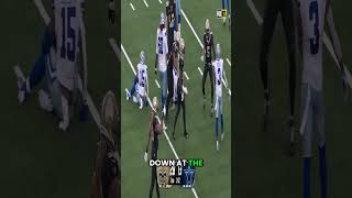 prescotts intercepted pass game changing momentNew Orleans Saints vs Dallas Cowboys [upl. by Alcot]