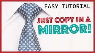 How to TieaTie  Full Windsor slowly mirrored  Easy [upl. by Fernando]