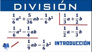 División de polinomios con fracciones  Introducción [upl. by Enrobso]