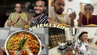 aaj humne khayi bohot sari dishes 🍛🍜 SHARMA’S LiFE  VLOG 5 vlogs viralvideo food foodie [upl. by Merchant]