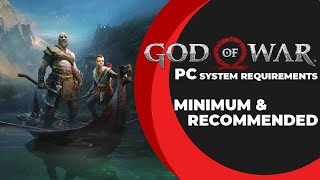 God Of War PC System Requirements  MinimumRecommended  NV Game Zone [upl. by Debbee]