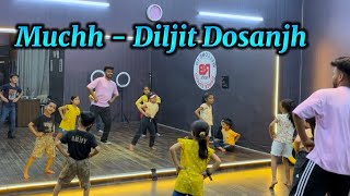 Muchh Bhangra  Diljit Dosanjh  location Ludhiana  Cute Kids Bhangra Basic  rbrockdancestudio ￼ [upl. by Eniamor]