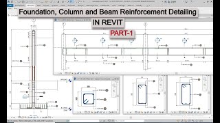 FOUNDATION COLUMN AND BEAM REINFORCEMENT DETAILING IN REVIT PART1 IN HINDI [upl. by Dyke]