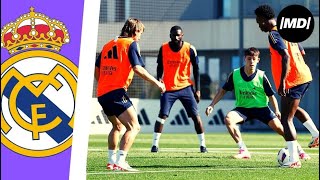 VINICIUS y ARDA ¡DE NUEVO CON EL GRUPO El Real Madrid prepara el derbi ante el Atlético [upl. by Boice]