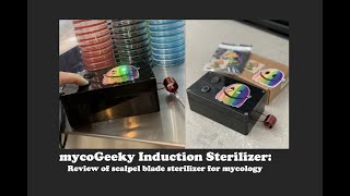 mycoGeeky Induction Sterilizer Review Testing out tool sterilizer for mycology [upl. by Einallem]