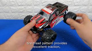 Super Mini Monster Trucks Deerc 9300 118 Under  80 4wd Rc Car Unboxing Review 2 Battery Powerful [upl. by Nicodemus454]