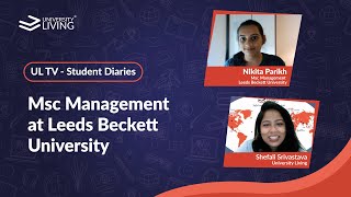 Msc Management Leeds Beckett University I Student Diaries  UL TV [upl. by Dyraj352]