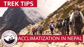 How to Acclimatize to High Altitude at Everest Base Camp  Trek Tips [upl. by Collette]