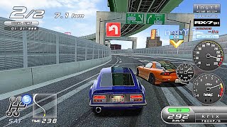 Wangan Midnight Maximum Tune 6R  Fairlady Z S30 vs RX7 Type R FD  Online Ghost VS Battle [upl. by Abijah]