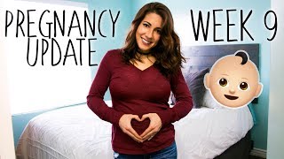 9 WEEK PREGNANCY UPDATE [upl. by Salangi373]