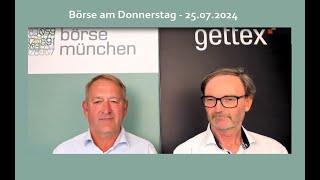 Börse am Donnerstag  Biden und Problembären [upl. by Xylia]