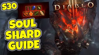 A Complete Soul Shard Guide  Season 30 Diablo 3 [upl. by Nalyorf]