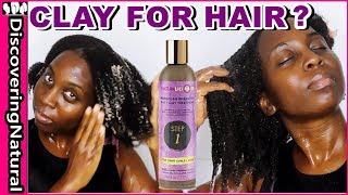 How to Clarify Your Hair Using Rhassoul Clay ft Naturalicious Moroccan Rhassoul Clay [upl. by Amalle]