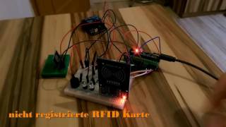 Arduino Nano mit dem RFID Modul RC522 [upl. by Anaihr]