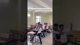 Finally ladki Agyi Class Mein 😍 collegelife youtubeindiashorts trandingshorts viral [upl. by Alieka553]