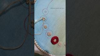 French Knot Stitch 🪡 embroidery shorts trending viralvideo youtubeshorts art shortvideo [upl. by Eetsirhc]