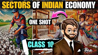 Sectors of indian economy class 10 One Shot  Animated Full हिन्दी में Explained  Economics Ch2 [upl. by Wengert]