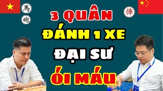 cờ tướng 3 quân đánh 1 xe có 1 0 2 đại sư thua đau [upl. by Alyakcm439]