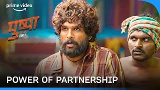 Pushpa Believes In Partnership  Allu Arjuns Best Dialogue primevideoindia [upl. by Vish915]