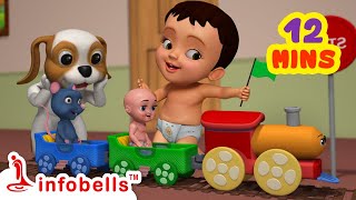 Railu Railu Railu Idi Chitti Pappu Railu  Telugu Rhymes for Children  Infobells [upl. by Ttelrahc]