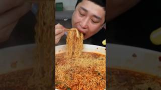 ASMR MUKBANG UNBELIEVABLE 🔥🥵🔥 Spicy Noodles and KIMCHI [upl. by Ormsby991]