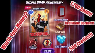 Is The Second SNAP Anniversary Bundle Worth The Money Marvel Snap [upl. by Nnyled46]