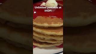 Unlimited pancakes at ihop pancake unlimited [upl. by Ribaudo]