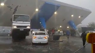 Hail storm with hard rain in Vereeniging Gauteng South Africa Nov 20 2020 Severe Weather [upl. by Heida]