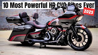 10 Most Powerful Harley Davidson CVO Bikes Ever 2025 [upl. by Aelc]