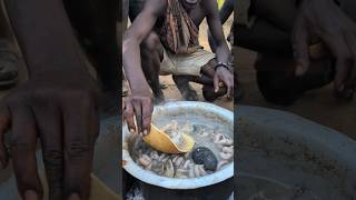 Have you tried this Soup is So delicious and nutritious food hadzabetribe food [upl. by Yrolg266]