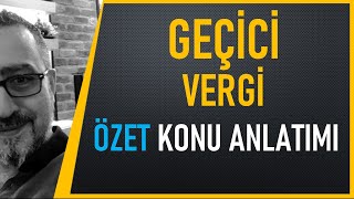 Geçici Vergi Nedir ve Nasıl Hesaplanır [upl. by Yanal]