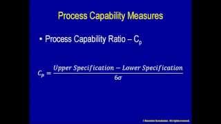 3b Process Capability Ratio Cp and Index Cpk [upl. by Eniamsaj178]