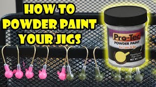 How to Powder Paint Jig Heads with ProTec TDay Ep 1 DIY At Home [upl. by Bohannon230]