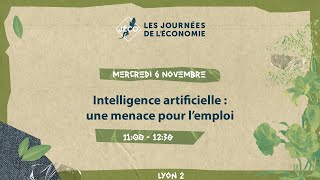 Intelligence artificielle  Une menace pour lemploi   611  11h00 LY2 [upl. by Favata719]