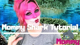 Baby Shark Halloween Makeup Mommy Shark [upl. by Eislek]