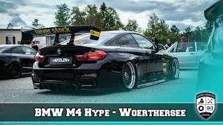 The incredible BMW M4 quotHypequot Wörthersee 2019 two Weeks before  Vor dem See 2k19 Rotiform XS MAG [upl. by Ymeraj]