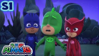 PJ Masks Season 1  SuperSized Gekko  Double Episode  Cartoon for kids [upl. by Xymenes]