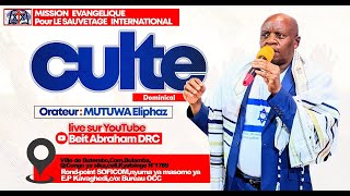 CULTE DOMINICAL ET SAINTE SAINE DU DIMANCHE 03112024 MATIN PASTOR MUTUWA Eliphaz [upl. by Arenahs126]