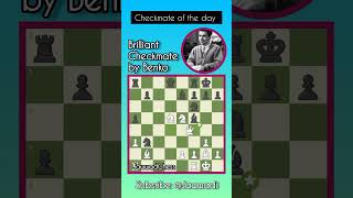 Checkmate of the day  Pal Benko chessmoves chess chessgrandmaster chessgames [upl. by Uliram]