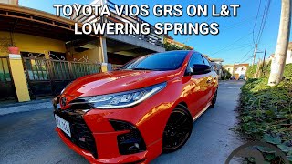 LampT Lowering springs on Toyota Vios GRS by AUTOBOYS X SAMMAUTOGARAGE [upl. by Adeys179]