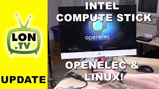 Intel Compute Stick OpenELEC and other Linux installations like ElementaryOS [upl. by Anerok771]