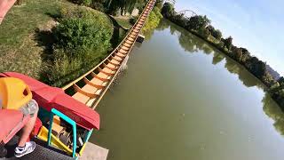 Behemoth Canadas Wonderland POV INTENSE ROLLERCOASTER [upl. by Gabe]