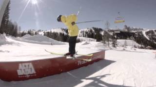 Snowpark Alta Badia Freeski Spring  13032014 [upl. by Menell]