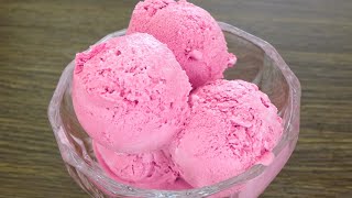 Easy Strawberry IceCream Recipe at Home [upl. by Harod]