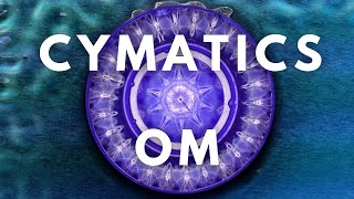 Physics of AUMOM mantra made visible  CYMATICS  Sound of Creation [upl. by Natasha]